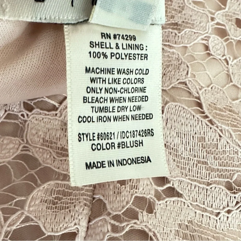 Enfocus Studio Pink Lace Sleeveless Midi Dress Size 12